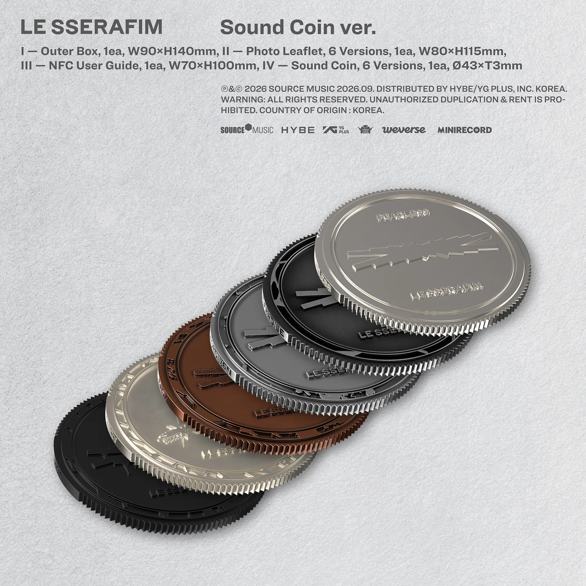1st Mini Album 'FEARLESS' (Sound Coin ver.) - Image 3