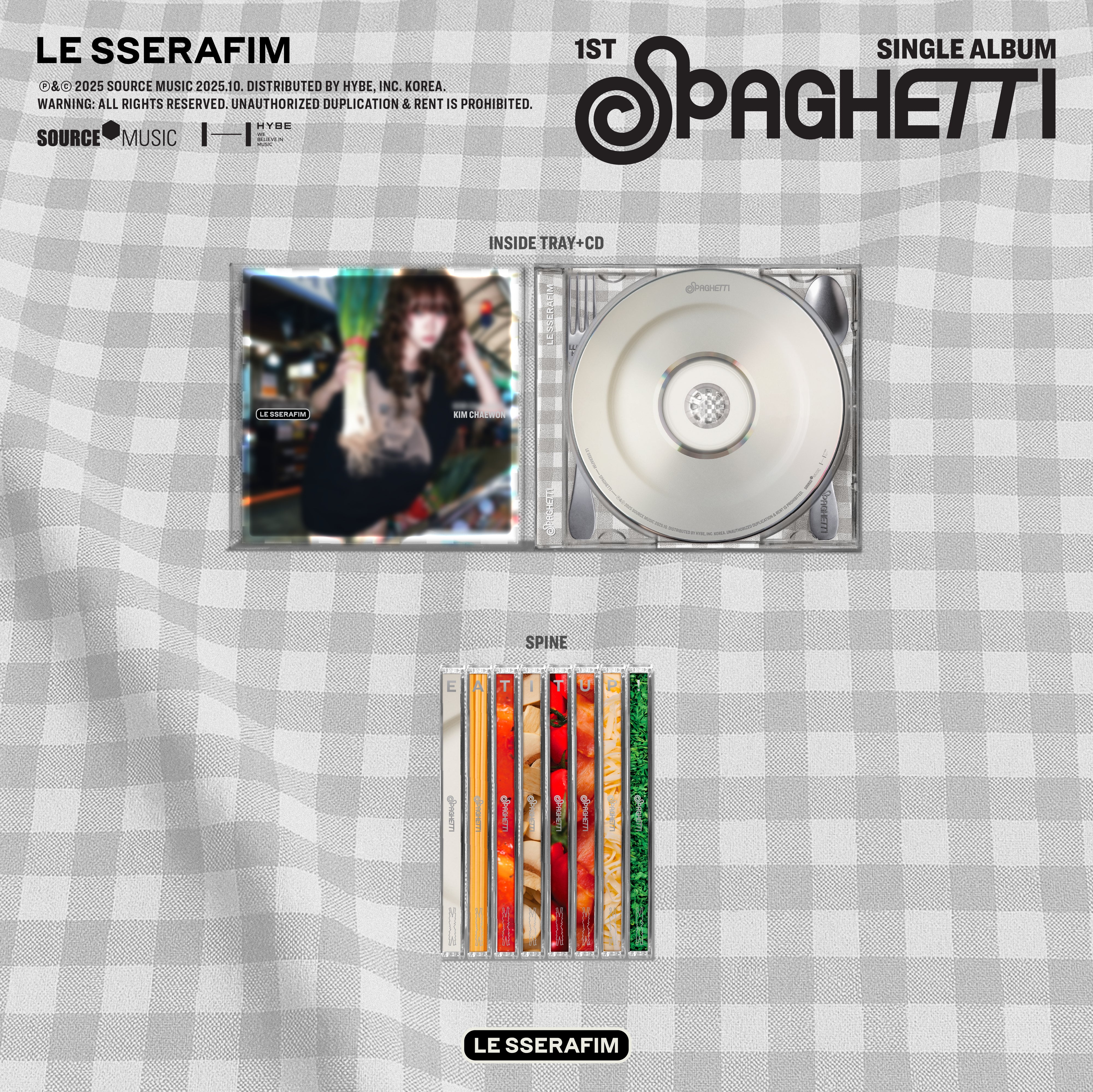 1st Single Album 'SPAGHETTI' Single CD (Spaghetti ver.) - Image 4