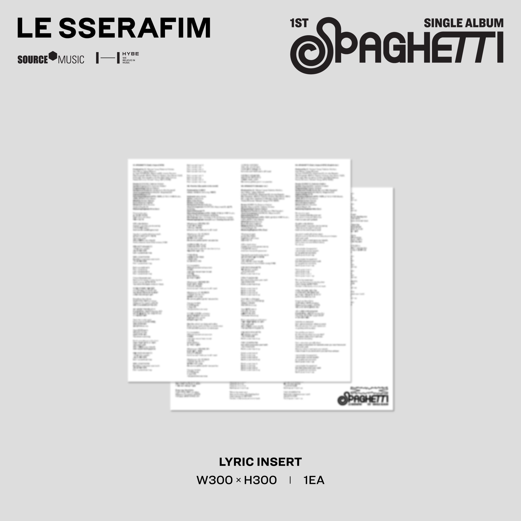 1st Single Album "SPAGHETTI" Vinyl [Tomato Red] (D2C Exclusive) - Image 7