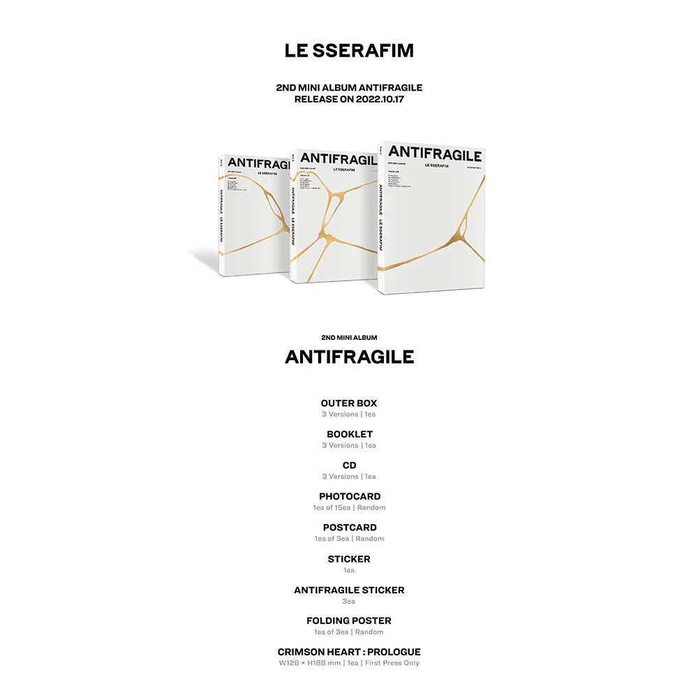 2nd Mini Album 'ANTIFRAGILE' FROZEN AQUAMARINE - Image 3
