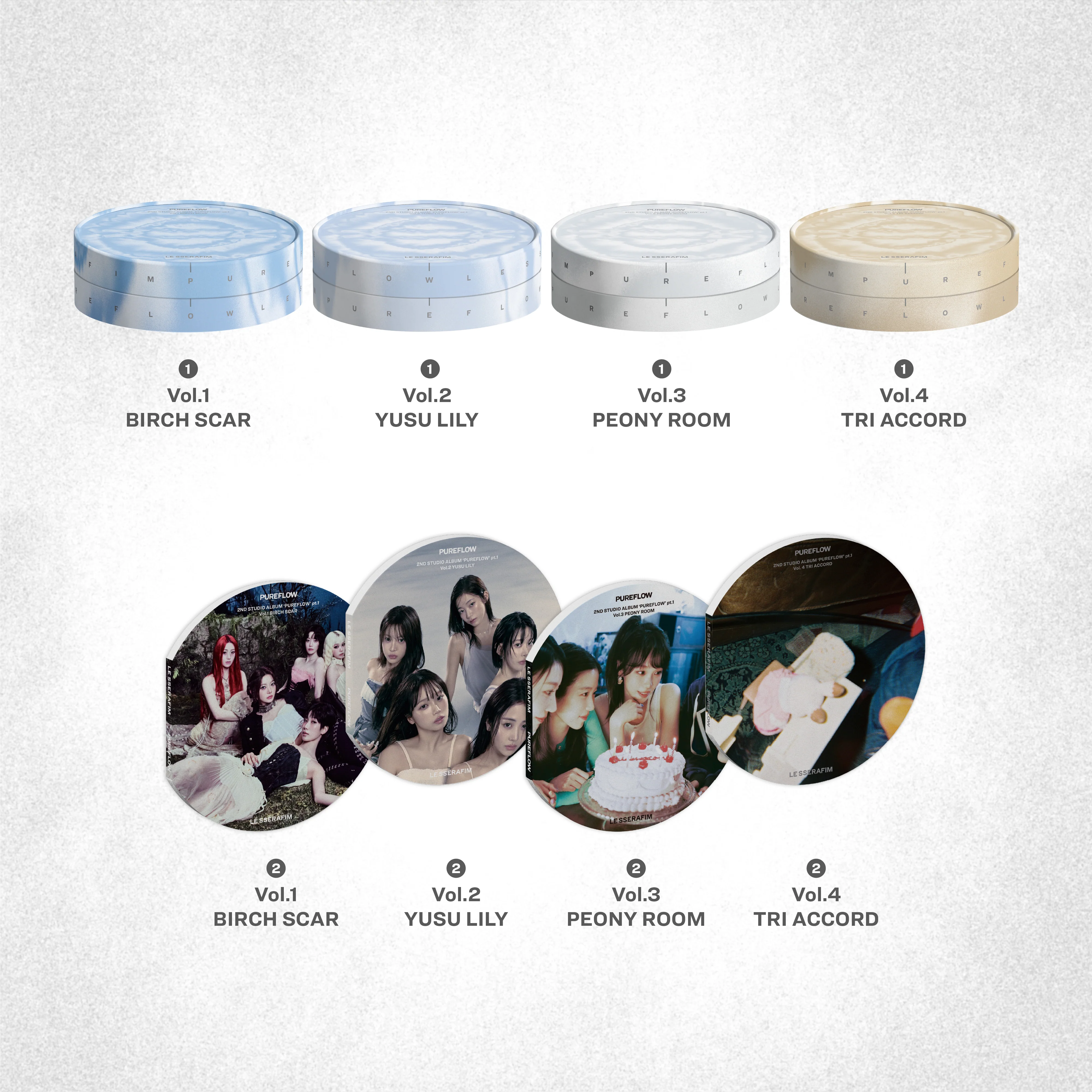 2nd Studio Album ‘PUREFLOW’ pt.1 BIRCH SCAR (Signed ver.) - Image 3