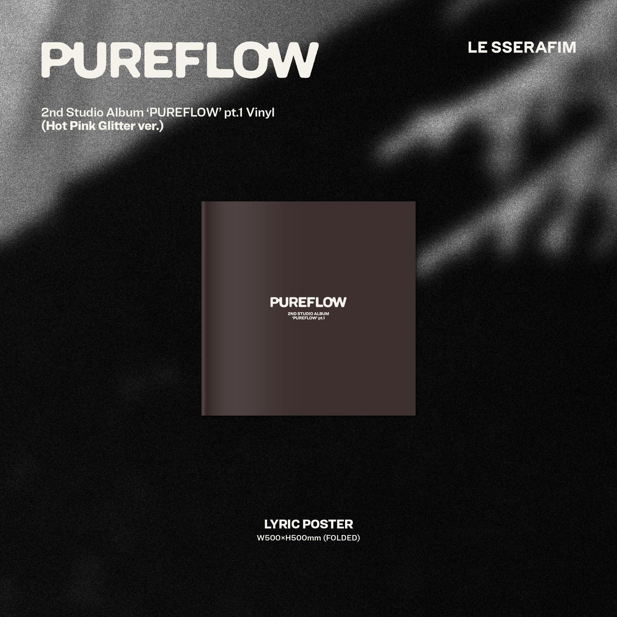 2nd Studio Album ‘PUREFLOW’ pt.1 Vinyl (Hot Pink Glitter Ver.) (D2C Exclusive) - Image 6